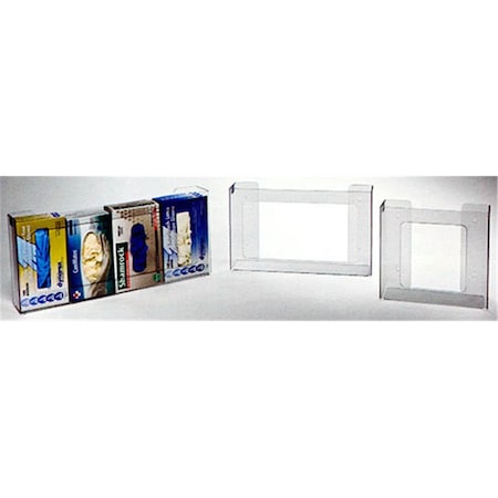 Val-Pak Products RackEm Racks  4-Box RackEm Rackstal Plastic Box Glove Dispenser - Clear Plastic RA299972